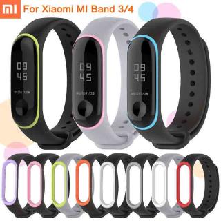 COD สายอะไหล่รัดข้อมือซิลิโคน Xiaomi Mi Band 3/4