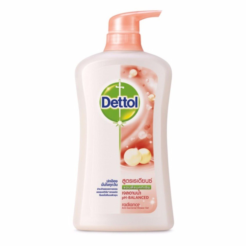 Dettol Shower Gel Soap Radiance 500 ml.  สูตรเรเดียนซ์ 500 มล.