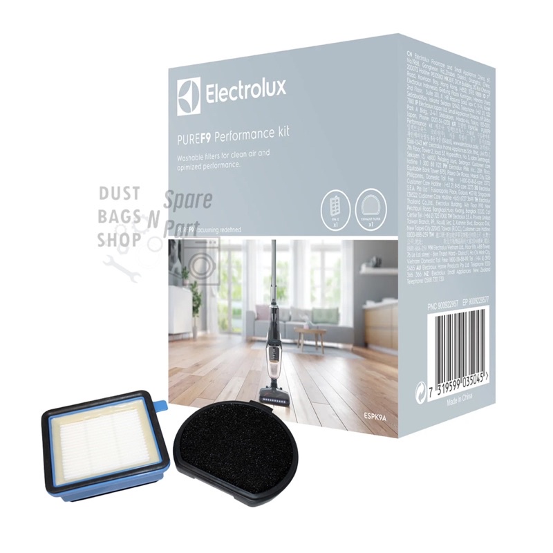 ฟิลเตอร์ ที่กรองฝุ่น filter เครื่องดูดฝุ่น Electrolux รุ่น PURE F9 PF91-5BTF  PF91-6BWF