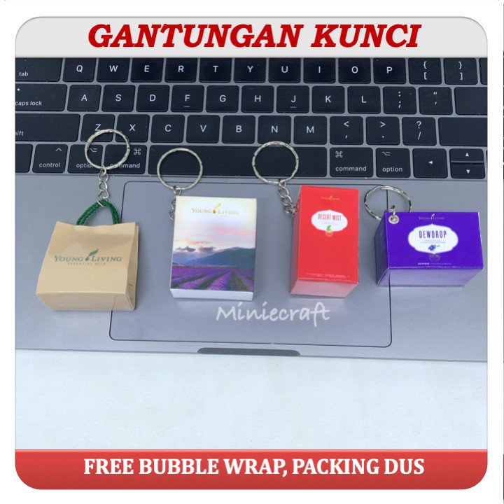 GUNDAN YL MINIATURE BOX KEYCHAIN - YOUNG LIVING