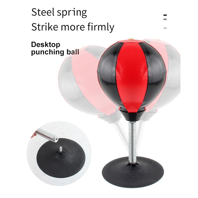 Desktop Suction Punching Bag Inflatable Desktop Boxing Bag With Gloves ...