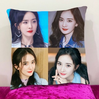 หมอนอิงสั่งทำ ใส่ได้4รูป หมอนอิงขนนุ่ม หมอนอิงโซฟา หมอนอิงในรถ หมอนอิง Cushions หยางมี่ Yang Mi