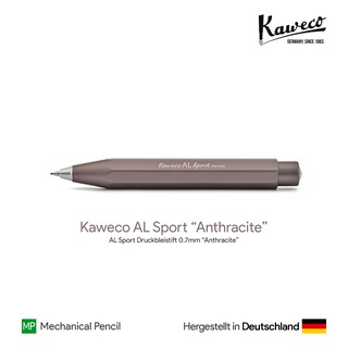 Kaweco AL Sport "Anthracite" 0.7mm Push Pencil - ดินสอกดคาเวโก้ เอแอลสปอร์ต สีเทาเงิน