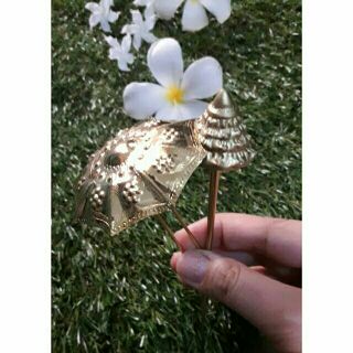 ชุดปิ่นร่ม + ปิ่นโบราณ สีทอง/สีเงิน