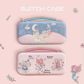 กระเป๋าเคส แบบพกพา ป้องกันกระแทก สีชมพู สําหรับ Nintendo switch