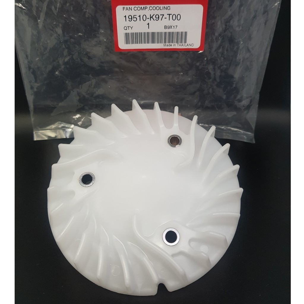 ใบพัด ระบายความร้อน หม้อน้ำ CLICK 125I 2019-2021 ไฟหน้า-ไฟเลี้ยว LED ,CLICK 150I แท้ HONDA RADIATOR COOLING FAN  70