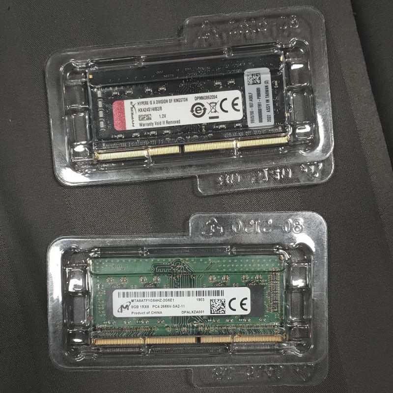 RAM 8Gb DDR4(2400, Mhz), 8Gb(2666,Mhz) (notebook)