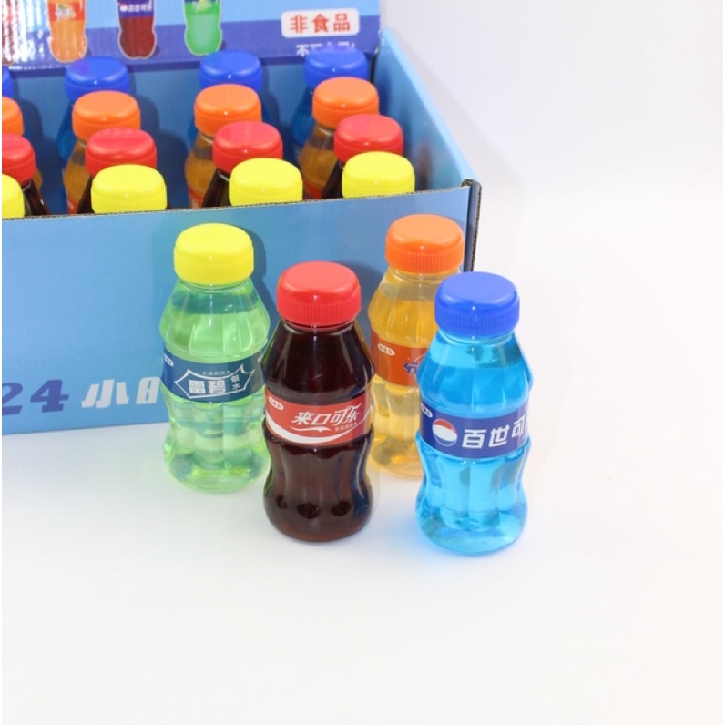 💖 สไลม์ น้ำอัดลม 🥤 สลาม น้ำโค้ก แบบใส Coke slime - รูปที่ 3