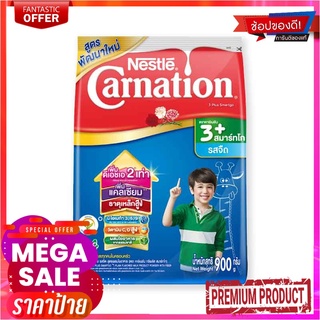 คาร์เนชั่น ทรีพลัส สมาร์ทโก ผลิตภัณฑ์นมผง รสจืด 900 กรัมCarnation Smart Gold 3+ Plain 900 g