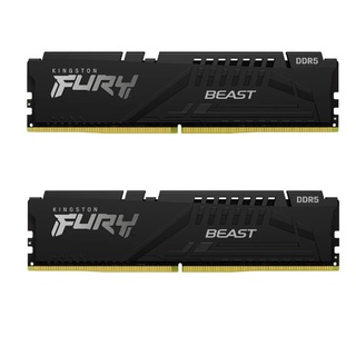 (KF556C40BBK2-3) 32GB (16GBx2) DDR5 5600MHz RAM KINGSTON FURY BEAST DDR5 (BLACK) LT