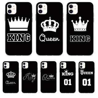 เคสโทรศัพท์มือถือซิลิโคน ลาย King and Queen สําหรับ Oppo A16 A16S A16K A53S A54 A54 A55 4G 5G