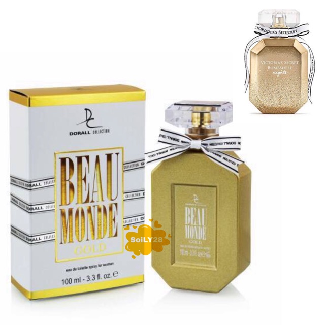 Beau Monde Gold Dorall collection 100ml.