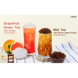 ลองบีชบุกบราวน์ชูการ์ (800g.) LongBeach Brown Sugar Konjac บุกไข่มุก/ บุกในน้ำเชื่อม