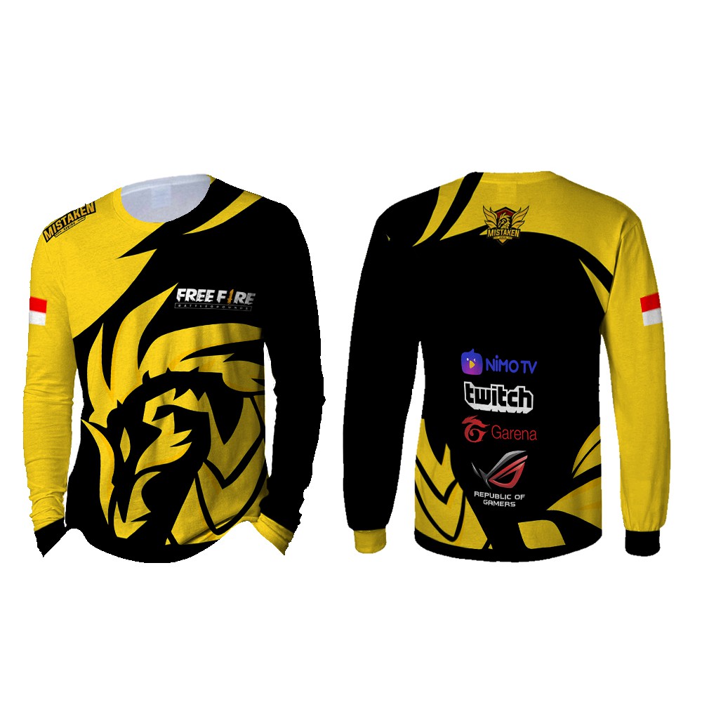 [Riashop] เสื้อยืด Mistaken Game Free Fire | เสื้อยืดผู้หญิง Mistaken Game Free Fire