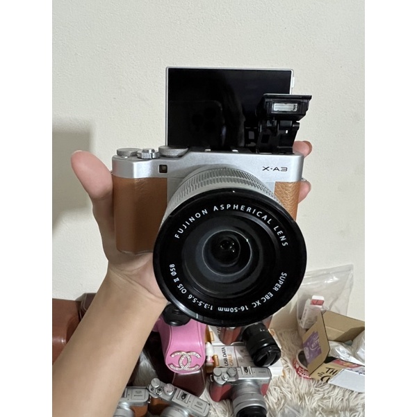 กล้องfuji xa3 สี ดำ,ชมพู,น้ำตาล/มือ2/อุปกรณ์ครบพร้อมใช้งาน