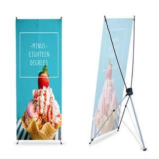 ขาตั้งป้าย X สแตน ( NEW X banner stand ขนาด /60X160 ซ.ม. ), X banner Stand, standing banners