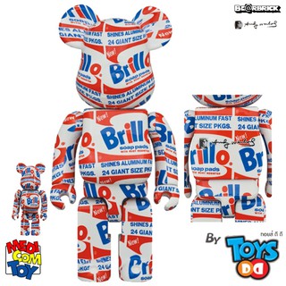 Be@rBrick Andy Warhol Brillo 400% &amp; 100%