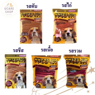 สติ๊กบ้านกระดูก BANKADUK SASAMI JERKY STICK รสรวม, ไก่, ตับ, เนื้อ ไก่ชีส ขนาด 500g เสริมด้วยวิตามิน พร้อมส่ง