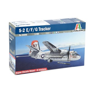 พลาสติก โมเดล ประกอบ ITALERI สเกล 1/48 S - 2 E/F/G Tracker