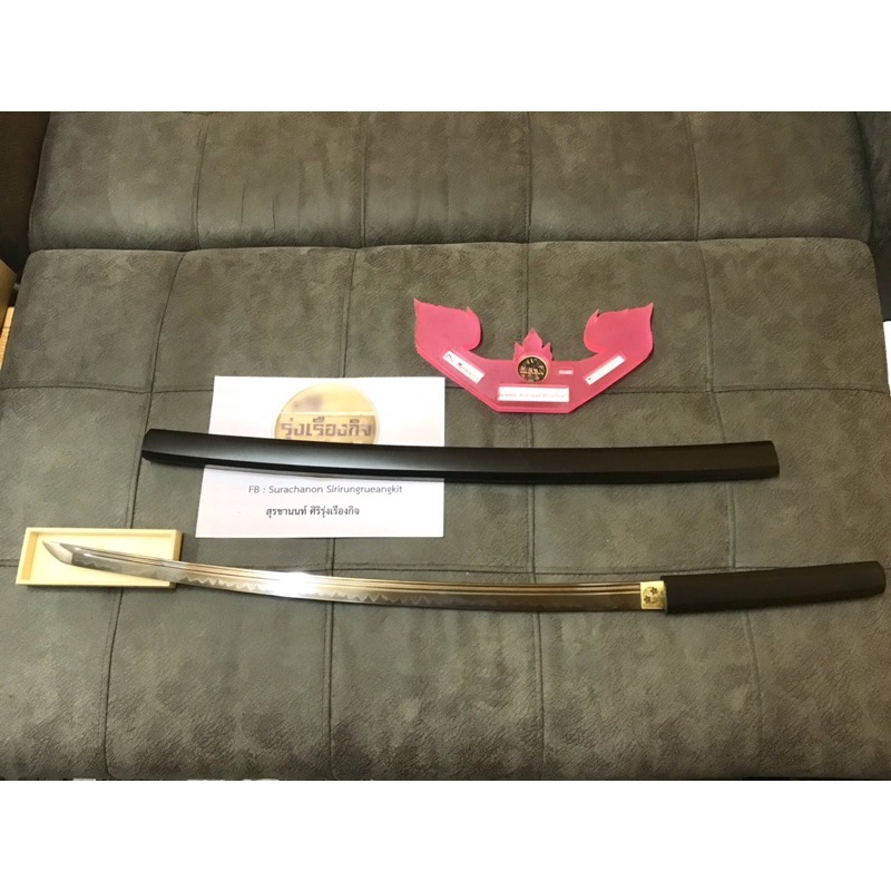 ดาบซามูไร ขนาดคาตานะ ทรงชิราซายะ T10