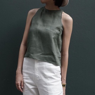 LINEN MINI TOP