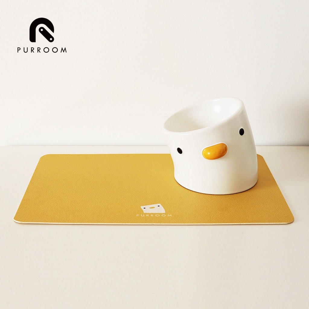 [🚚 พร้อมส่ง] PURROOM ที่รองชามอาหารสัตว์ Chicken Placemat แผ่นรองชามอาหารแมว รูปที่ 6