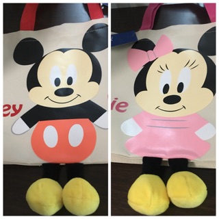 Disney Mickey ดุ๊กดิ๊ก กระเป๋าผ้า