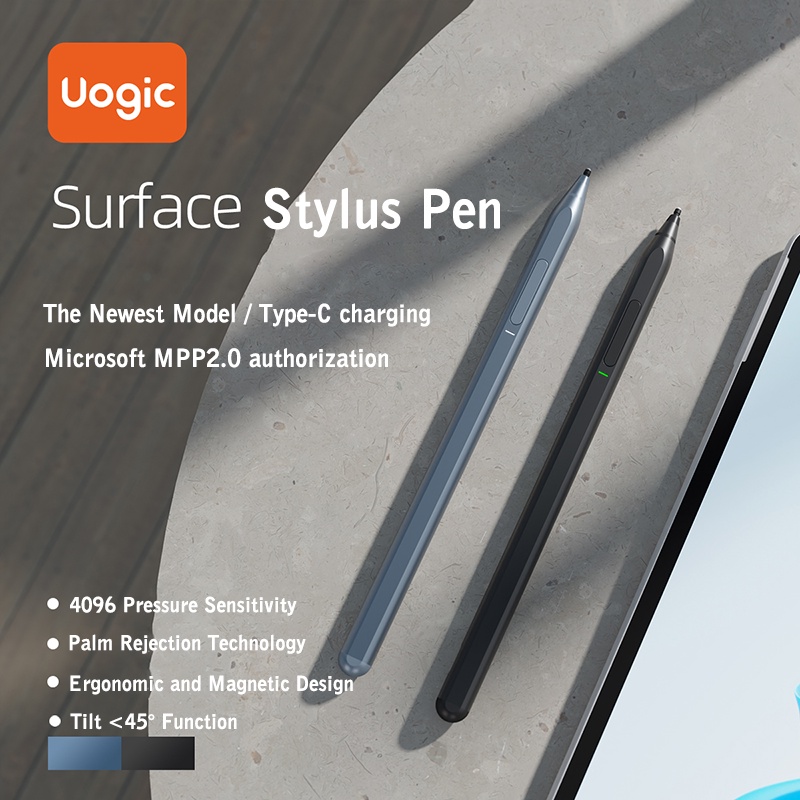 ปากกาสไตลัสดิจิทัล แบบยืดหยุ่น น้ําหนักเบา สําหรับ Surface9 8 X Surface Pro Go Book Studio Laptop Slim 4096