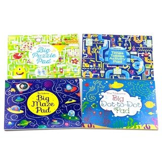 The Usborne Big Pad หนังสือแบบฝึกหัด หนังสือกิจกรรม เกมส์ ภาษาอังกฤษ