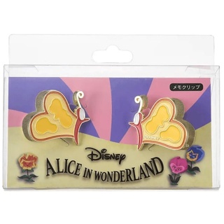 ตัวหนีบ อลิส ดิสนี่ย์ สโตร์ Memo Clip Alice in Wonderland Clips x bread and butter fly Disney Store Japan ลิขสิทธิ์แท้
