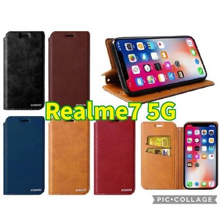 Realme 7 (5G)  XUNDO CASE  เคสฝาพับ แบบหนัง ซองหน้าทึบ (ของแท้100%)