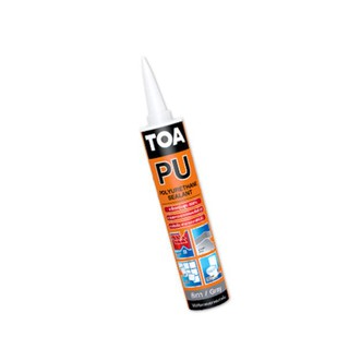 Toa PU Sealant สีขาว / เทา กาวซิลิโคนพียูซีแลนท์ ชนิดยืดหยุ่น สำหรับอุดรอยต่อ รอยรั่ว กันน้ำได้ดี