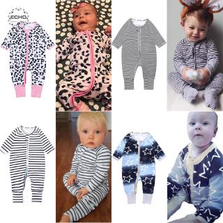 พร้อมส่ง เสื้อผ้าเด็ก ชุดรอมเปอร์ บอดี้สูท จั๊มสูท แขนยาว สําหรับเด็ก (อายุ 0-3 ปี)