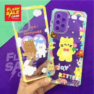 OPPO A16K A76 REALME C35 เคสนิ่มใสกันกล้อง ลายการ์ตูน น่ารักๆ มุมตัด เคสมือถือซิลิโคน TPU