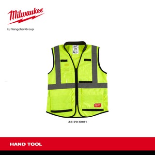 MILWAUKEE เสื้อเซฟตี้สะท้อนแสง-สีเหลือง 48-73-5081