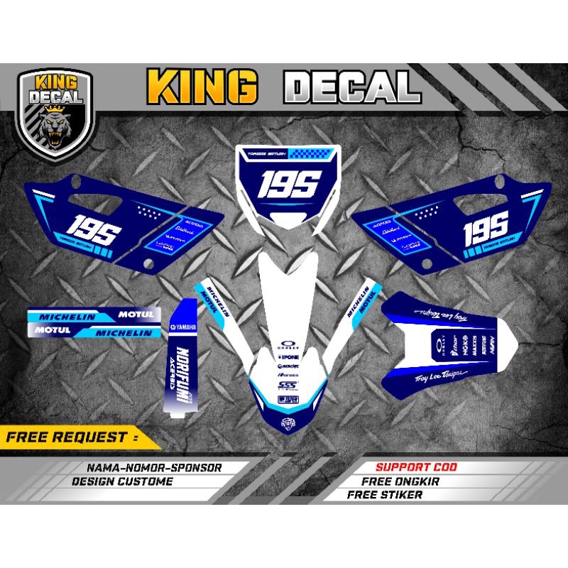 STANDARD DUCK DECAL YZ 85 ออกแบบ COSTUME ใหม่