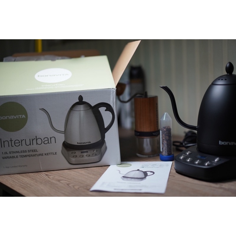 กาไฟฟ้า Bonavita ขนาด 1 ลิตร กาดริปกาแฟไฟฟ้าควบคุณอุณหภูมิได้ ราคา ถูกที่สุด ดีลบีเคเค แกลเลอรีภาพที่ 7