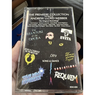 เทป คาสเซท Tape Cassette Broadway The premiere collection the best of Andrew Lloyd Webber