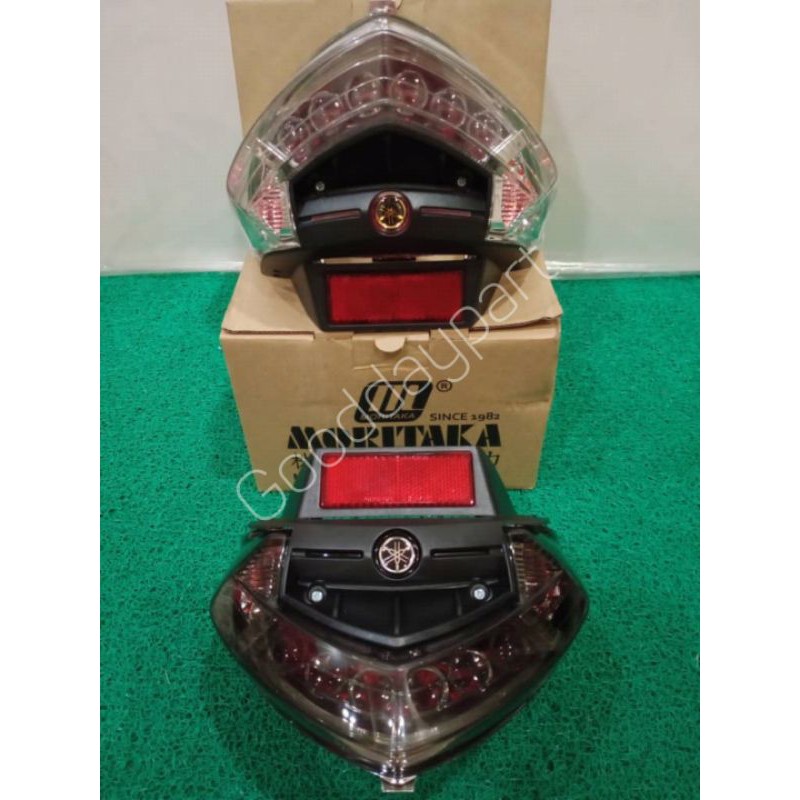 MORITAKA YAMAHA X1R 135LC V1 X1-R TAIL LAMP ASSY SMOKE / CLEAR BELAKANG LAMPU X1 R รุ่น X1-R