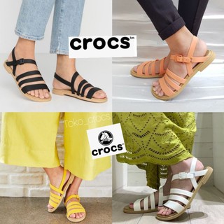 รองเท้าแตะ CROCS แต่งสายคล้องข้อเท้า สําหรับผู้หญิง