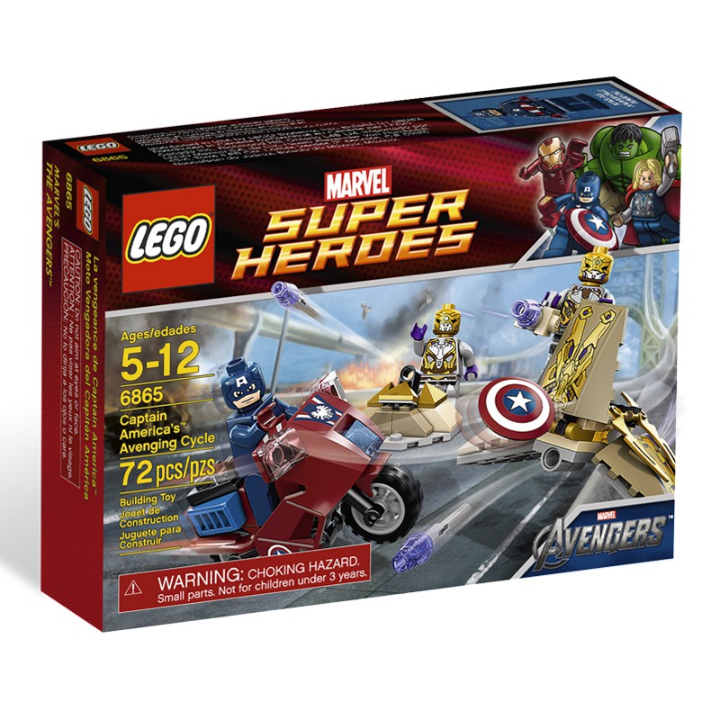 6865 : LEGO Marvel Super Heroes Captain America's Avenging Cycle