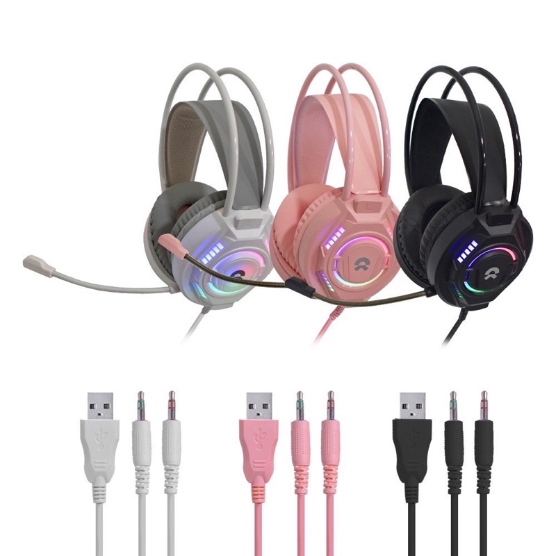 OKER MODEL:G225 GAMING HEADSET 3.5+USB PLUG