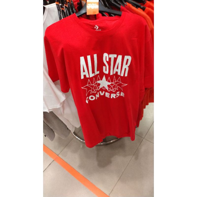 CONVERSE เสื้อยืดคอนเวิร์สของแท้