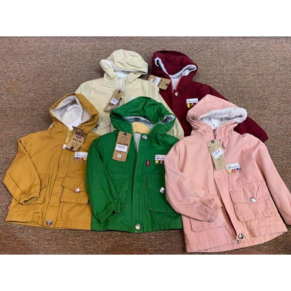 เสื้อแจ็คเก็ต BABY KAKI JACKET (612)