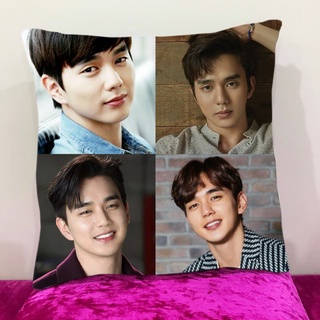 หมอนอิงสั่งทำ ใส่ได้4รูป หมอนอิงขนนุ่ม หมอนอิงโซฟา หมอนอิงในรถ หมอนอิง Cushions ยูซึงโฮ Yoo Seungho