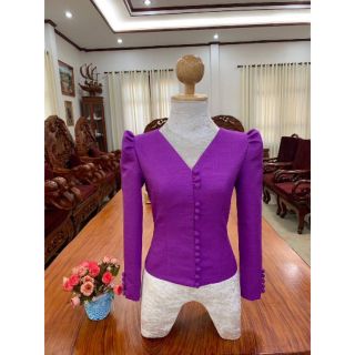 เสื้อไหมลาว 
#งานสวยงานเนี๊ยบ งานเป๊ะใส่แล้วปัง