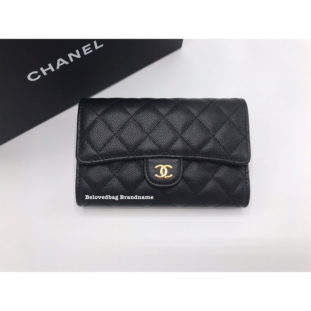 Chanel Medium Wallet 6" GHW Holo 28