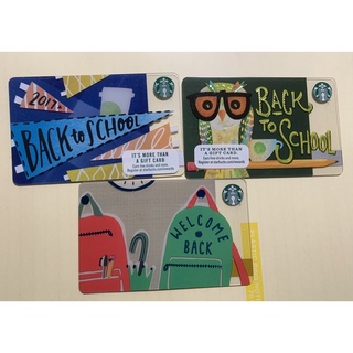 Starbucks usa cards set 3 ใบ ใหม่ ไม่ขูดพิน