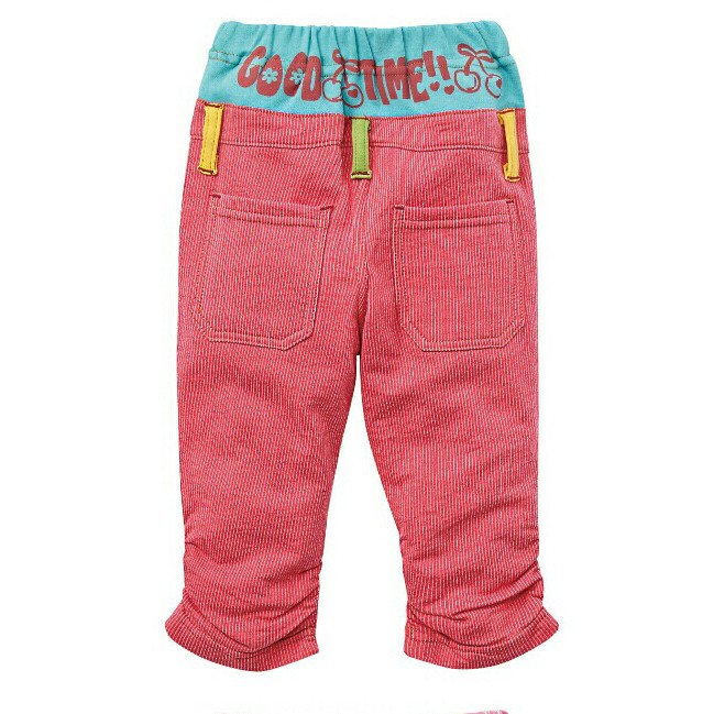 กางเกงเอวซ้อนสีชมพู Nissen