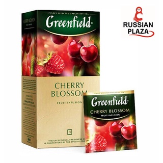 ชาผลไม้ Greenfield Cherry Blossom ขนาด 25 ซอง / Напиток чайный Greenfield Cherry Blossom 25пак